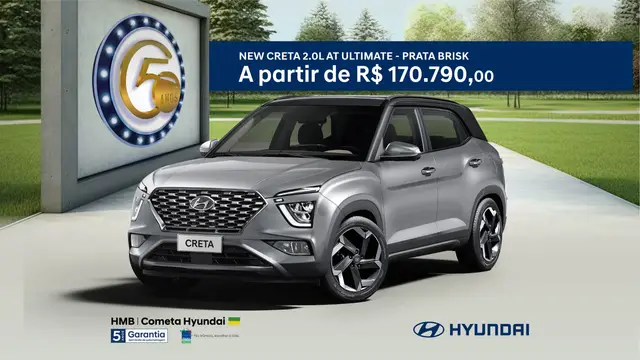 Carro Hyundai Creta 2023 Ultimate 2.0 (Aut) (Flex)