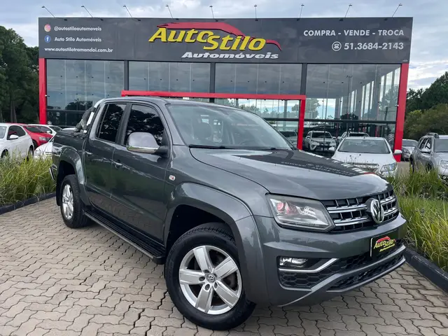 Carro Volkswagen Amarok 2018 2.0 CD 4x4 TDi Highline (Aut)