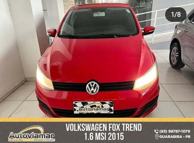 Carro Volkswagen Fox 2015 Trendline 1.6 MSI (Flex)