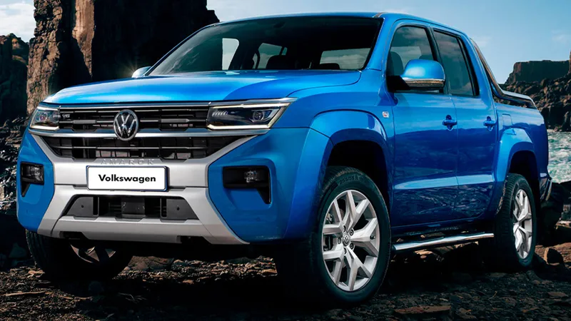 VW Amarok 2025 terá um rosto novo em corpo antigo no Brasil 