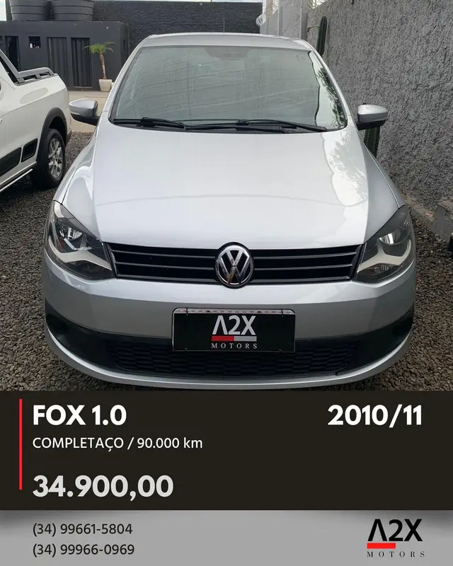 Carro Volkswagen Fox 2011 1.0 8V (Flex) 2p
