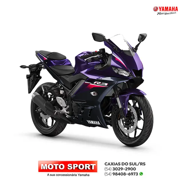 Carro Yamaha YZF R3 2023 World GP 60th Anniversary Edition