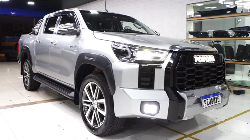 Oficina cria Toyota Tundra nacional usando Hilux de base e mais R$ 19 mil