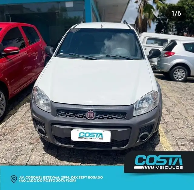 Carro Fiat Strada 2019 Hard Working 1.4 (Flex) (Cabine Simples)