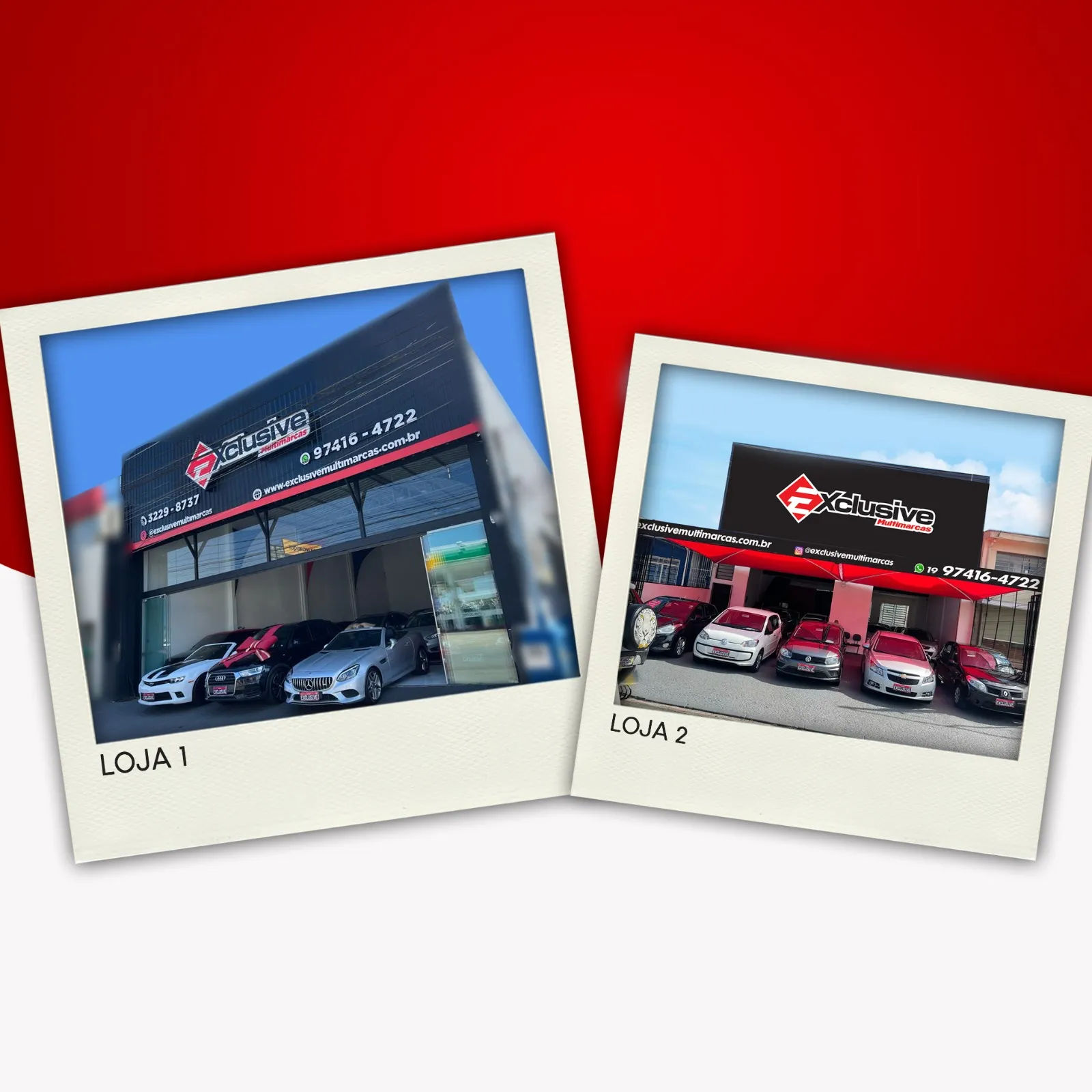 Fachada da loja Veículos à venda em Exclusive Multimarcas - Campinas - SP | Mobiauto