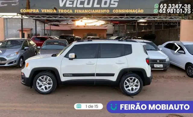 Carro Jeep Renegade 2016 Longitude 1.8 4x2 (Aut) (Flex)