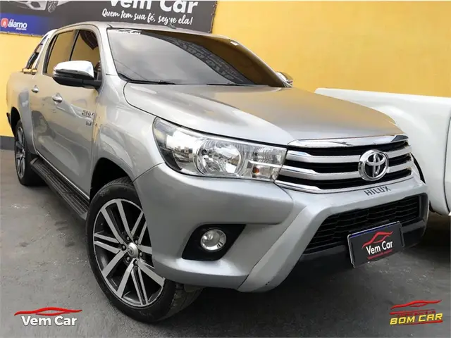 Carro Toyota Hilux Cabine Dupla 2018 Hilux 2.7 SRV CD 4x2 (Flex) (Aut)