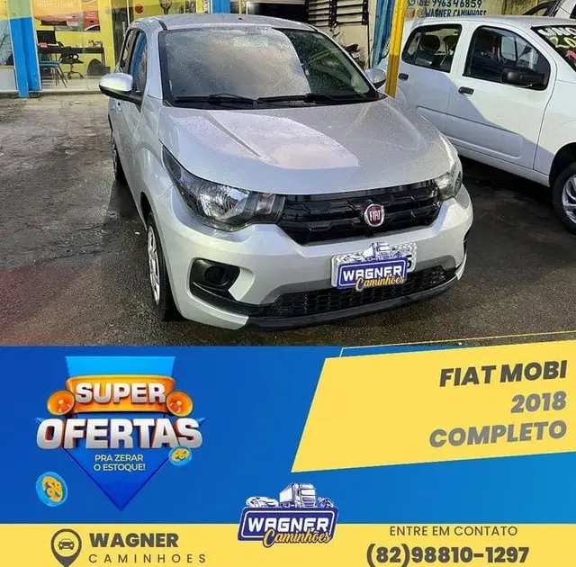 Carro Fiat Mobi 2018 WAY 1.0 Fire (Flex)