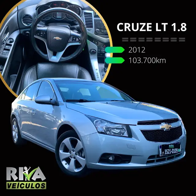 Carro Chevrolet Cruze 2012 LT 1.8 16V Ecotec (Aut)(Flex)