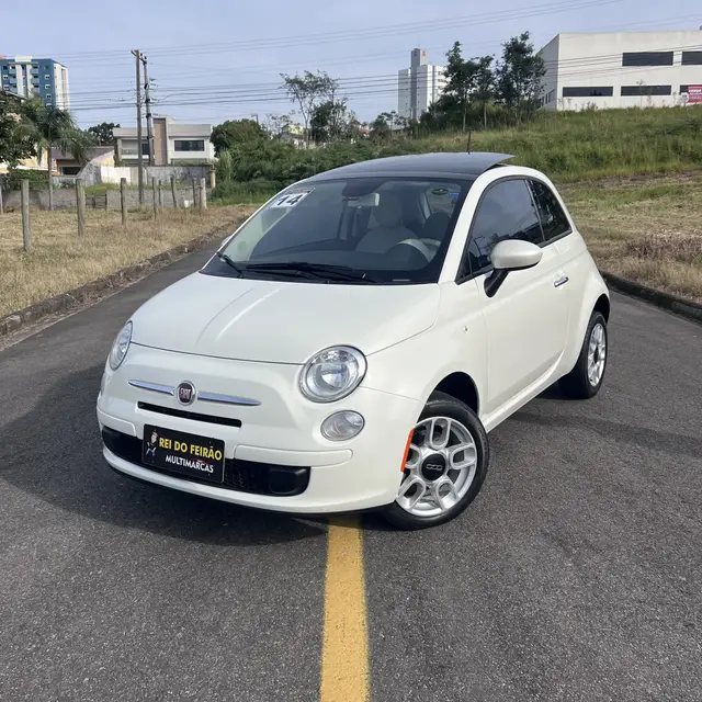 Carro Fiat 500 2014 Cult Dualogic 1.4 Evo (Flex)