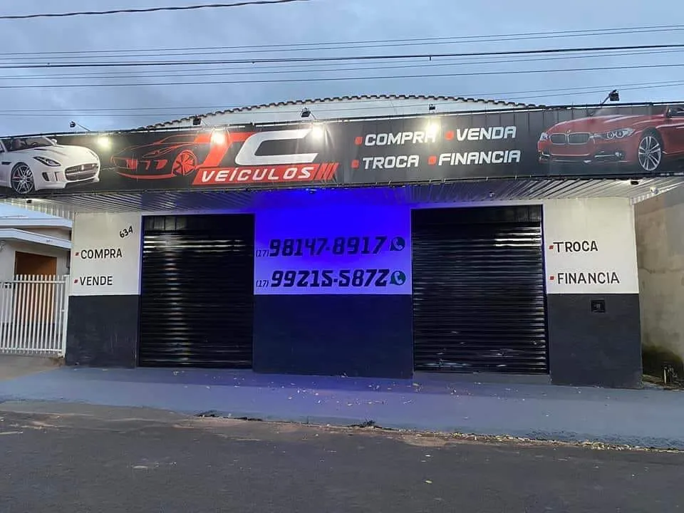 Fachada da loja Veículos à venda em TC VEICULOS - Olímpia - SP | Mobiauto