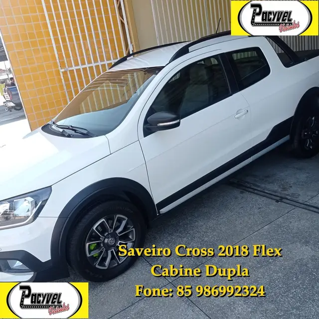 Carro Volkswagen Saveiro 2018 Cross 1.6 16v MSI CD (Flex)