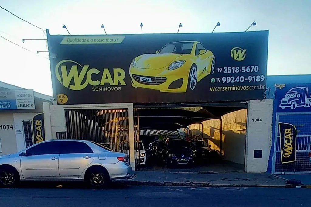 Fachada da loja Veículos à venda em WCAR SEMINOVOS - Campinas - SP | Mobiauto