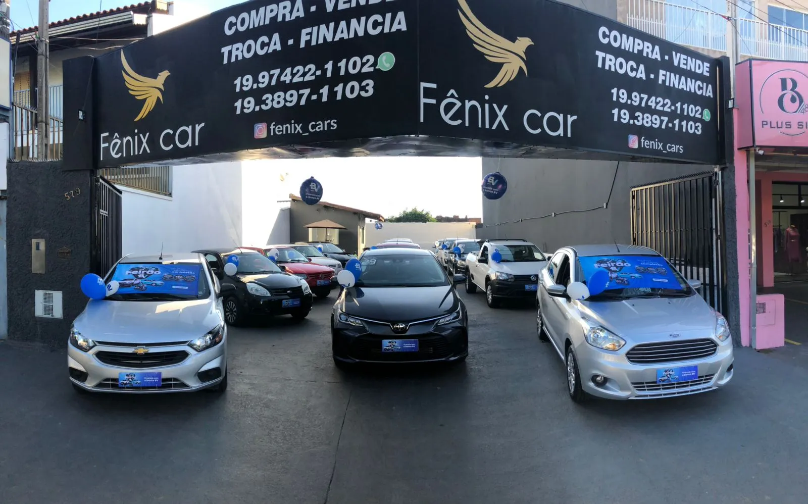 Fachada da loja FENIX CAR - Hortolândia - SP