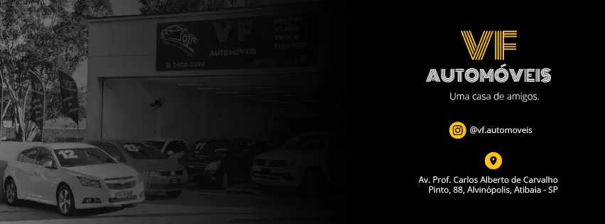 Fachada da loja Veículos à venda em VF Automóveis - Atibaia - SP | Mobiauto