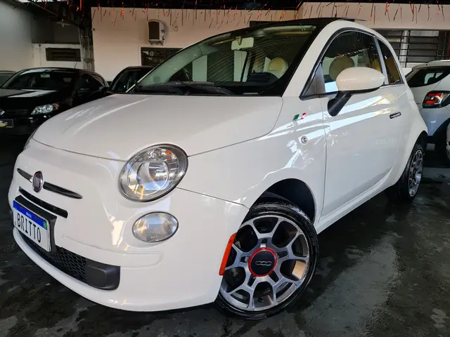 Carro Fiat 500 2013 Cult 1.4 8V
