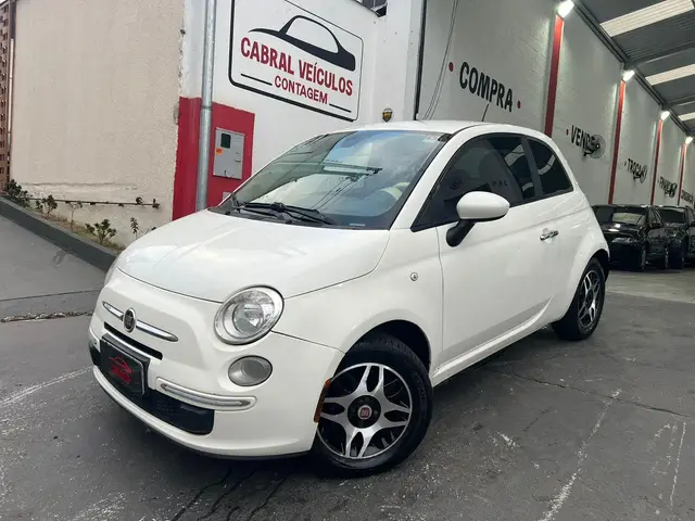 Carro Fiat 500 2013 Cult Dualogic 1.4 8V