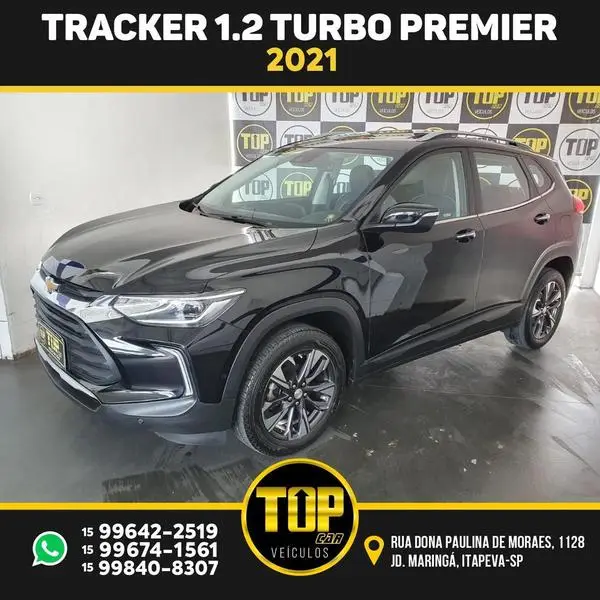 Carro Chevrolet Tracker 2021 Premier 1.2 Turbo (Aut) (Flex)