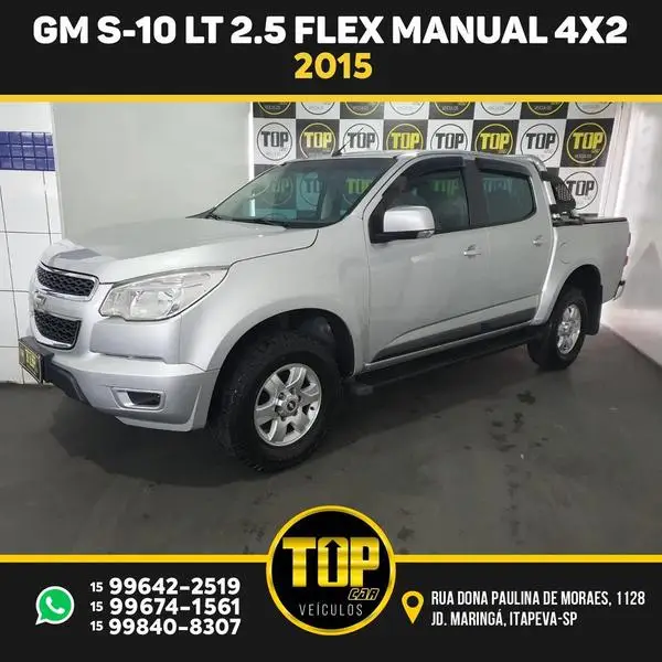 Carro Chevrolet S10 Cabine Dupla 2015 S10 LT 2.5 4x2 (Cab Dupla) (Flex)
