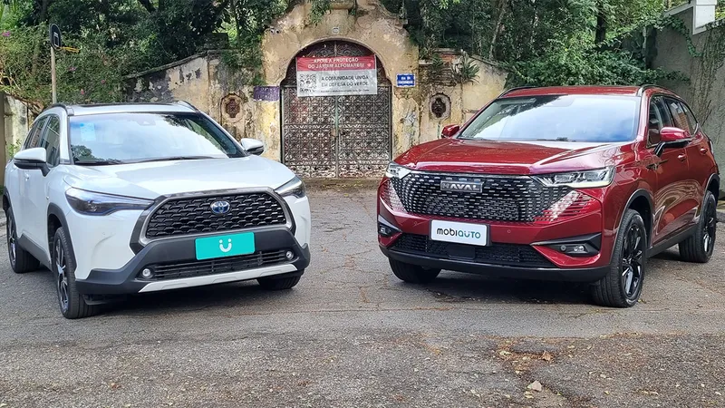 GWM Haval H6 vs Toyota Corolla Cross, os híbridos mais vendidos no Brasil