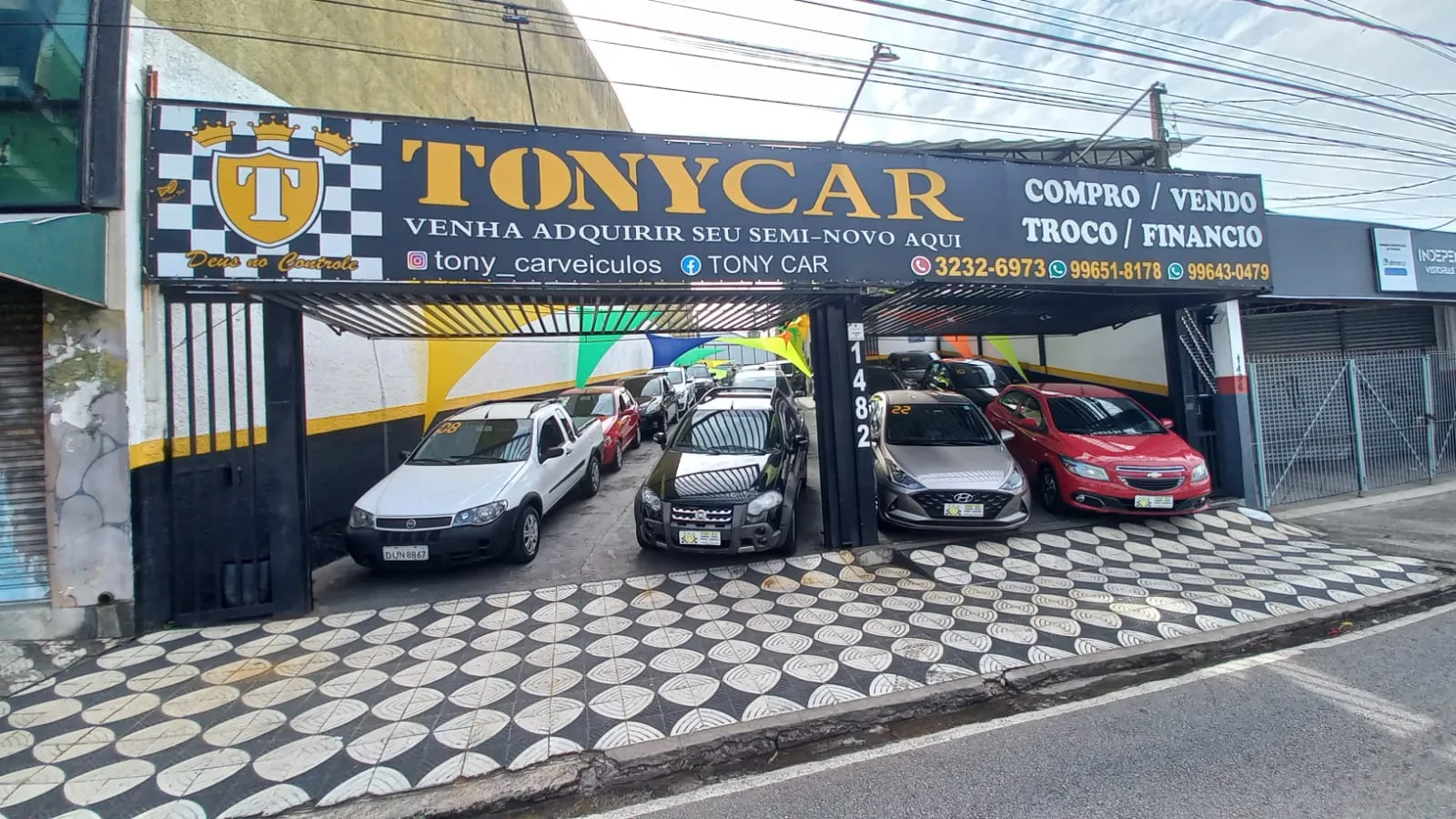 Fachada da loja TONYCAR - Sorocaba - SP
