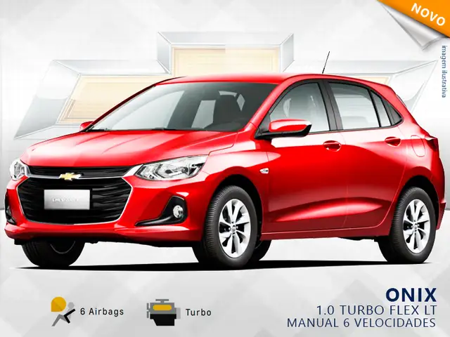 Carro Chevrolet Onix 2024 LT 1.0 Turbo