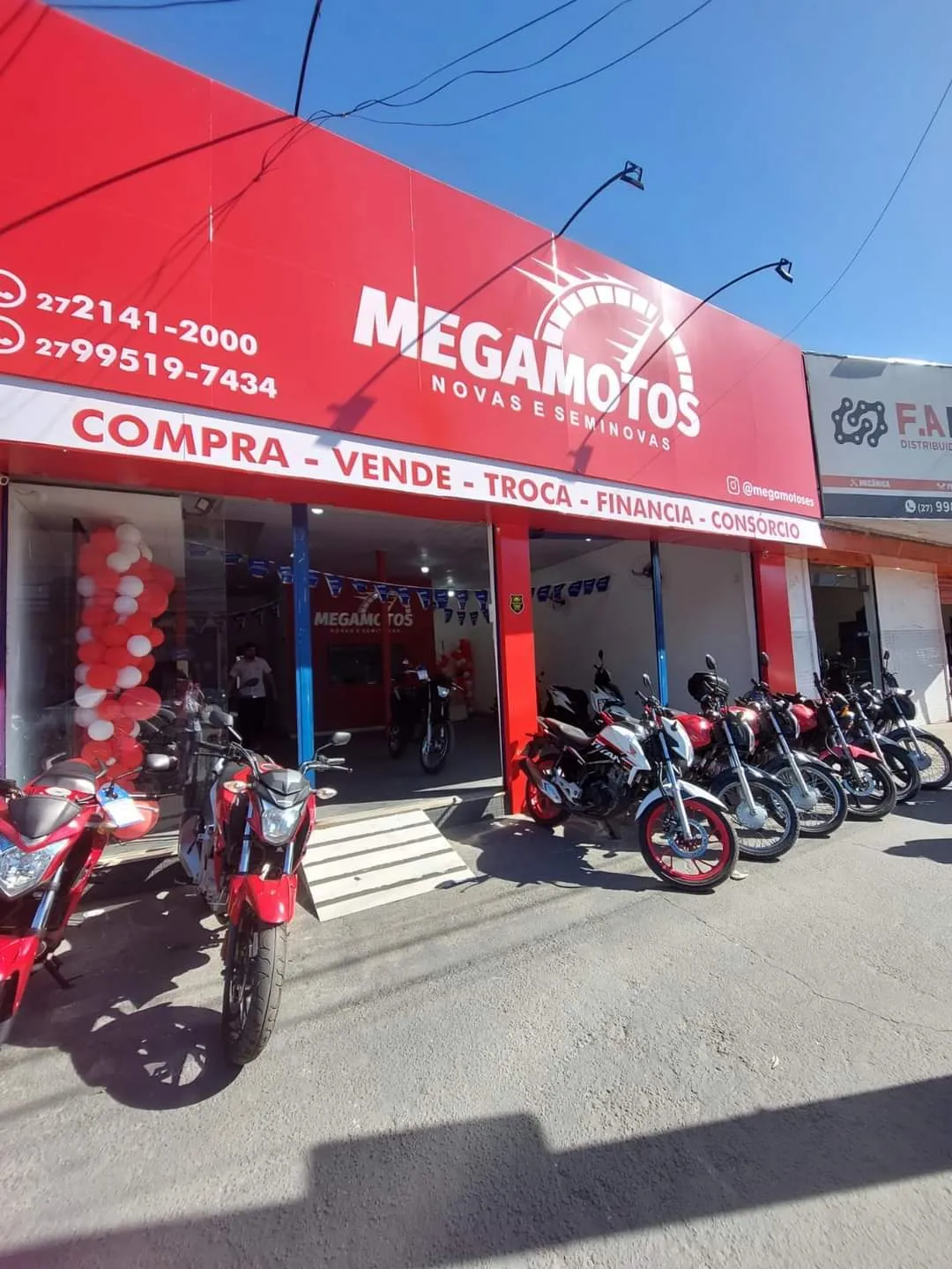 Fachada da loja MEGA MOTOS - Serra - ES