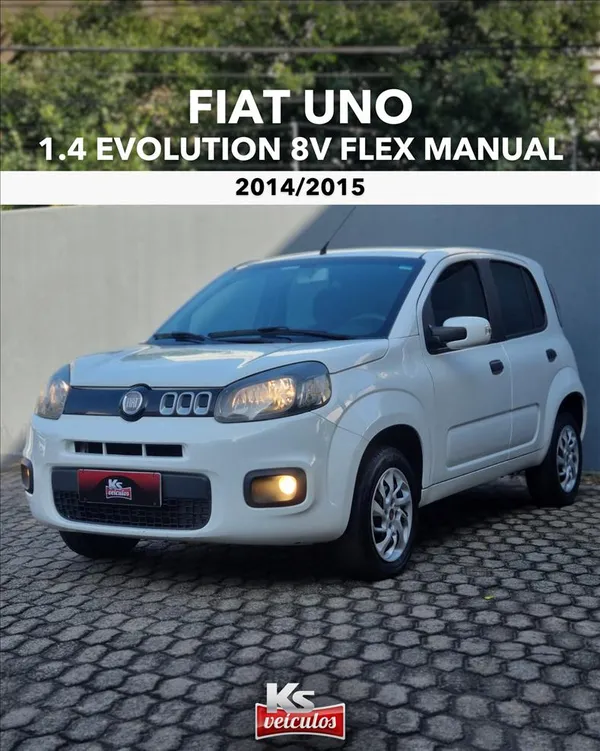 Novo Fiat Uno 2015 Attractive 1.0  Carros feminino, Novo fiat, Carros