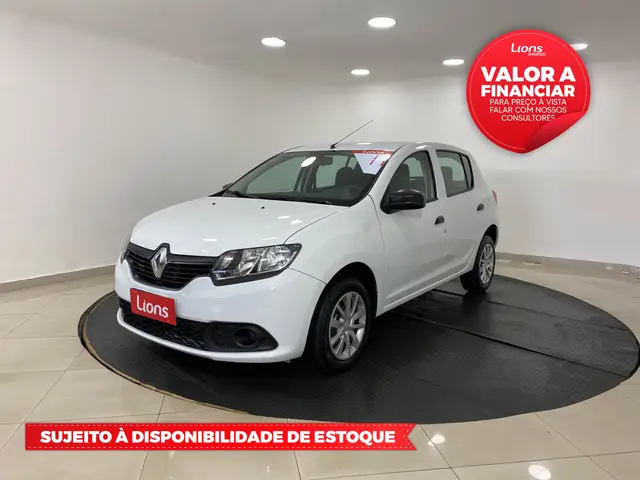 Carro Renault Sandero 2017 Authentique Hi-Power 1.0 16V (Flex)