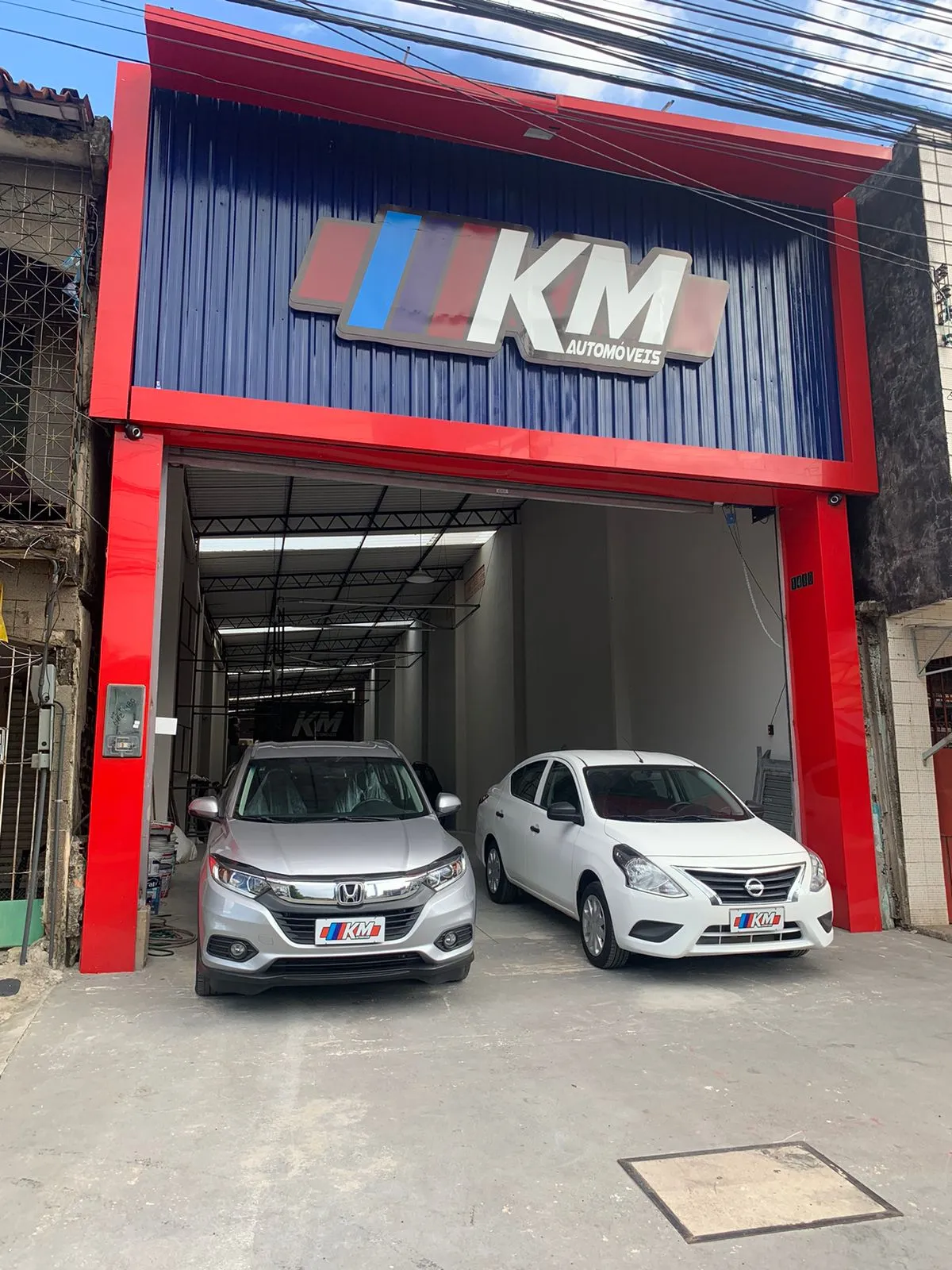Fachada da loja Km Automóveis - Belém - PA