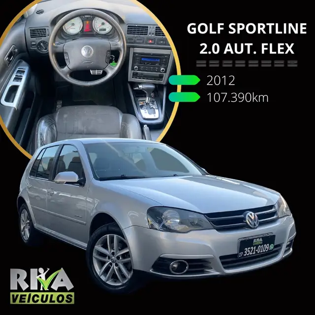 Carro Volkswagen Golf 2012 Sportline 2.0 (Aut) (Flex)