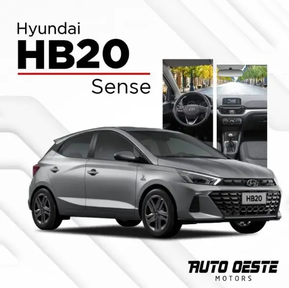 Carro Hyundai HB20 2023 Sense 1.0 (Flex)