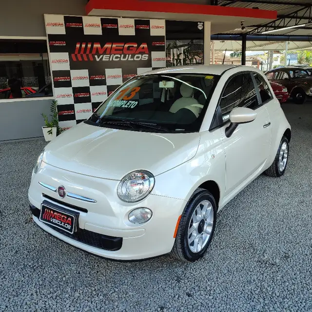 Carro Fiat 500 2013 Cult Dualogic 1.4 8V