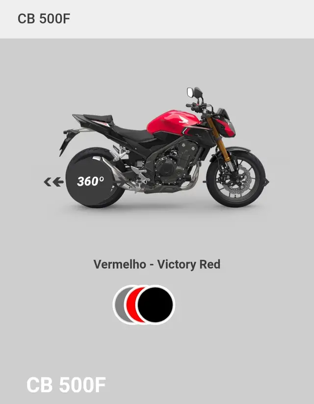 Moto Honda CB 500F 2023 (ABS)