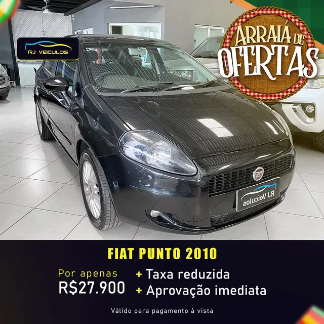 Carro Fiat Punto 2010 ELX 1.4 (Flex)
