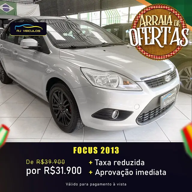 Carro Ford Focus Sedan 2013 GLX 1.6 16V (Flex)
