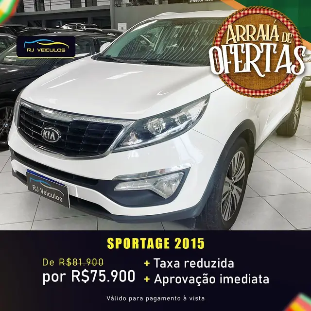 Carro Kia Sportage 2015 LX 2.0 16V (Aut) (Flex)
