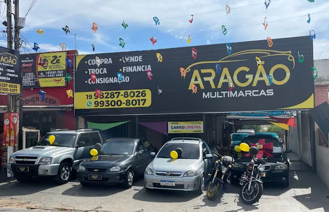 Fachada da loja Aragao multimarcas - Limeira - SP