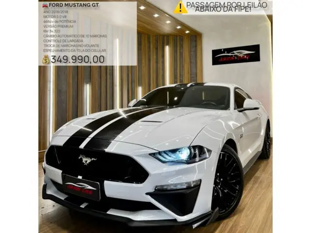 Carro Ford Mustang 2018 GT 5.0 V8 Premium