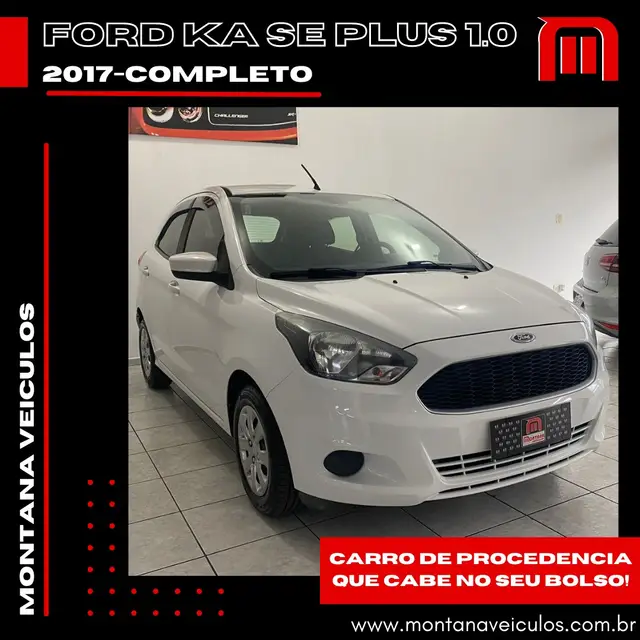 Carro Ford Ka 2017 1.0 SE Plus (Flex)