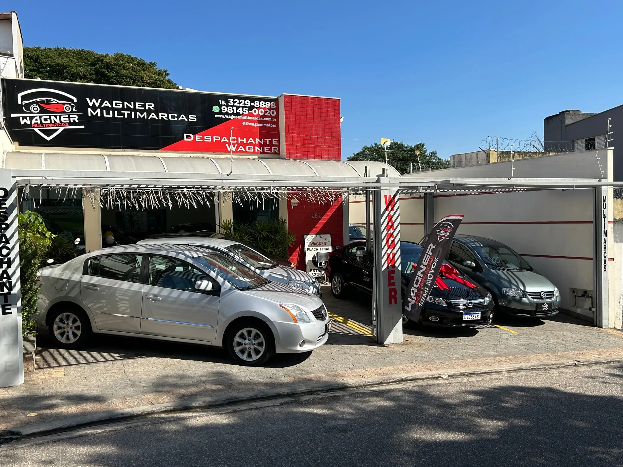 Fachada da loja Veículos à venda em WAGNER MULTIMARCAS - Sorocaba - SP - Mobiauto