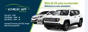 Fachada da loja Veículos à venda em Chico S A Veiculos - Belo Horizonte - MG | Mobiauto