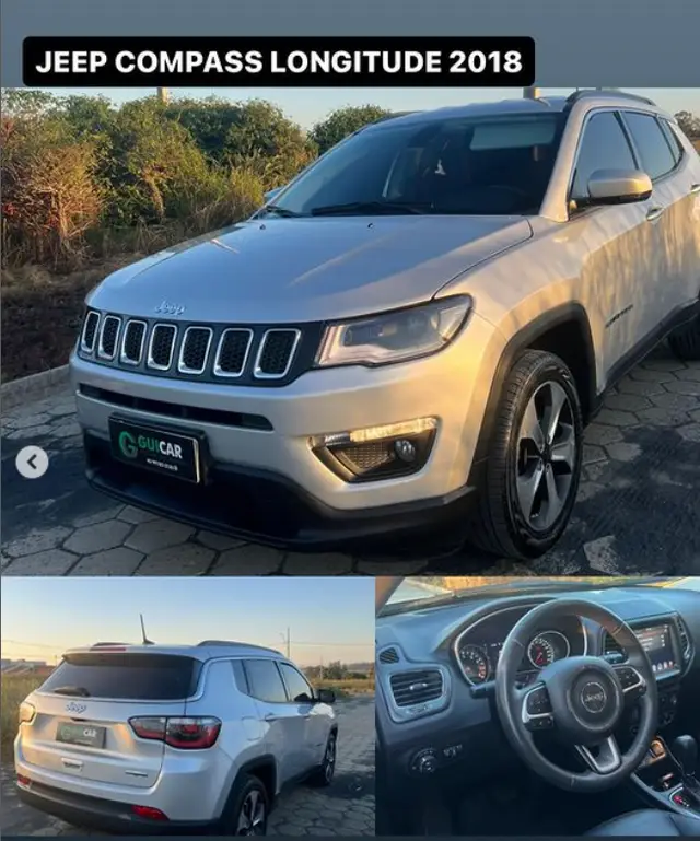 Carro Jeep Compass 2018 2.0 Longitude 4x2 (Aut) (Flex)