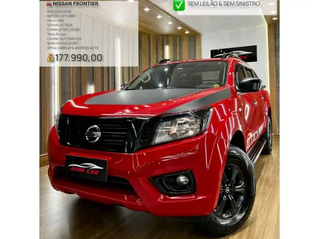 Carro Nissan Frontier 2020 2.3 CD Turbo Attack TDI Auto 4x4
