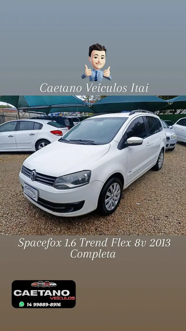 Carro Volkswagen SpaceFox 2013 1.6 8V Trend I-Motion (Flex)