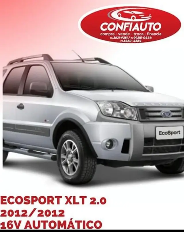 Carro Ford EcoSport 2012 Ecosport XLT 2.0 16V (Flex)