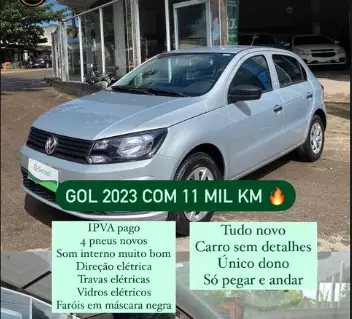 Carro Volkswagen Gol 2023 1.0 12v (Flex)