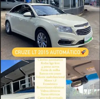Carro Chevrolet Cruze 2015 LT 1.8 16V Ecotec (Flex)