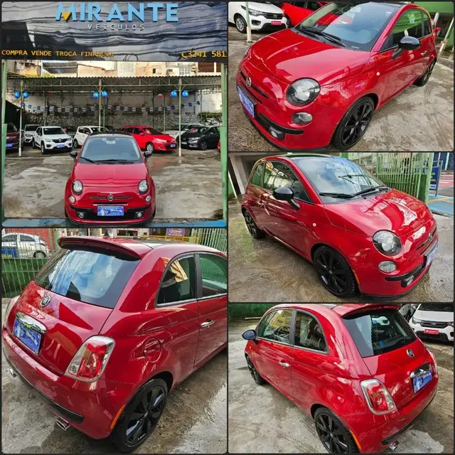Carro Fiat 500 2012 Cult 1.4 8V