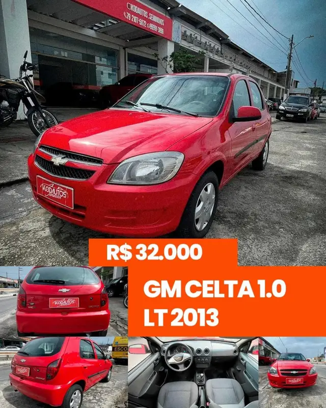 Carro Chevrolet Celta 2013 LT 1.0 (Flex)